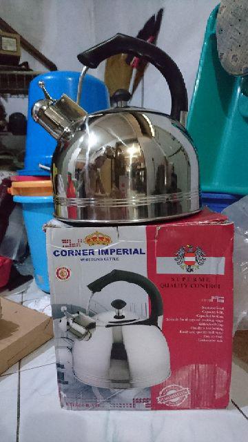 Imperial Teko Siul Teko Bunyi 6l Stainless Steel Whistling Kettle 6 Litre High Quality