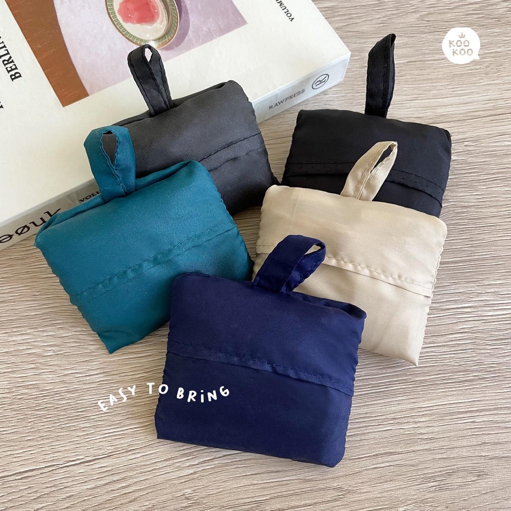 IAMKOOKOO Waterproof Foldable Shopping Bag / Tas Belanja Lipat Tahan Air