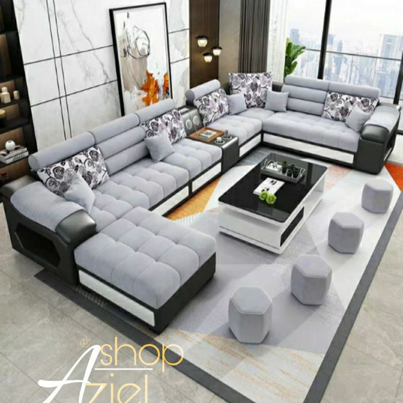 Sofa Living U / Sofa Keluarga / Sofa Minimalis / Sofa Modern / Sofa Tamu