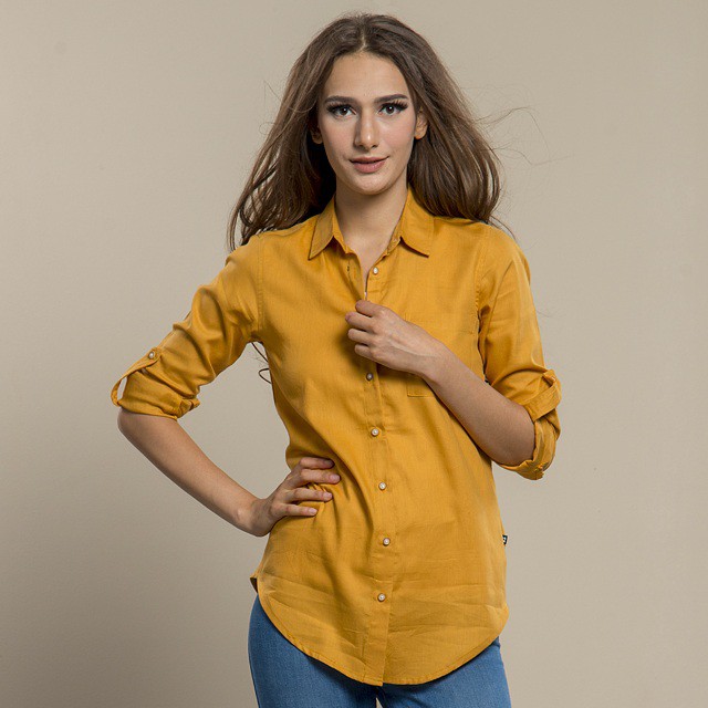 

C2 Egidia Yellow Classic Shirt