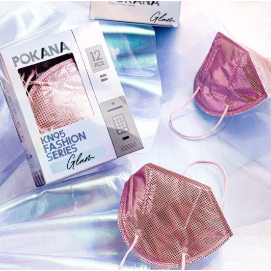 POKANA KN95 Fashion Series GLAM, Masker Artis Viral –Satuan