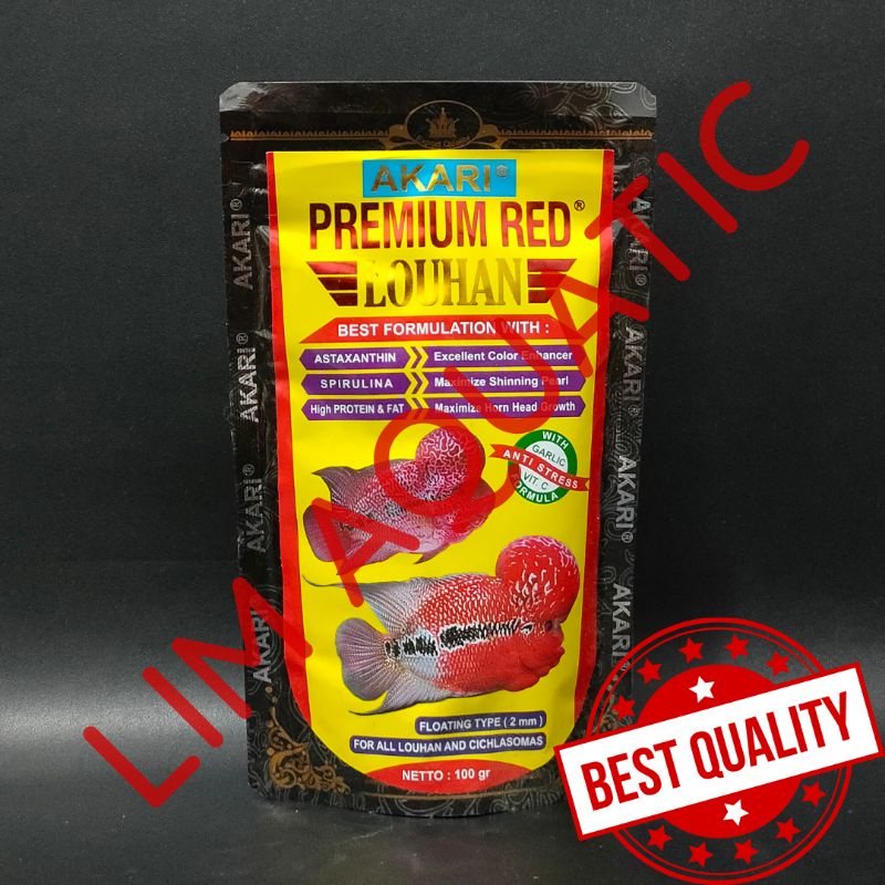 AKARI PREMIUM RED LOUHAN / MAKANAN IKAN LOUHAN AKARI PREMIUM RED