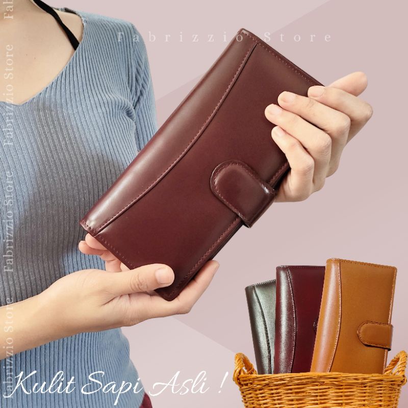 dompet wanita dompet perempuan kulit asli Kode : ARCADIA