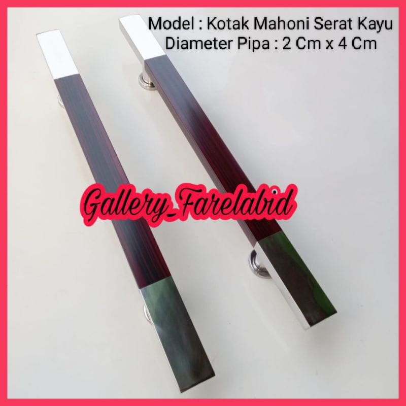 1 Meter Handle Pintu Rumah Stainless Steel Kotak Gagang Pintu Rumah Modern 100 Cm Pegangan Pintu Kupu Tarung 80 Cm Tarikan Pintu Rumah Utama Minimalis