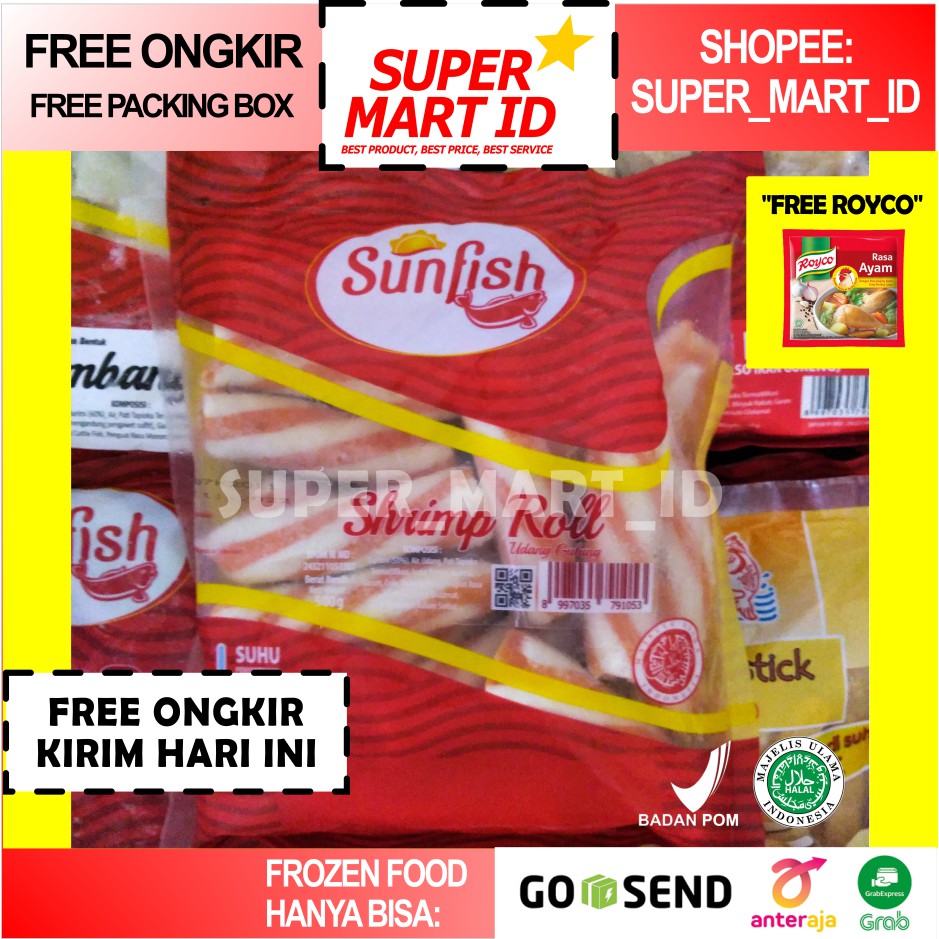 

Shrimp Roll Sunfish Udang Gulung 500 Gram Udang Gulung Sunfish Shrimp Roll Bento ShrimpRoll 500Gram