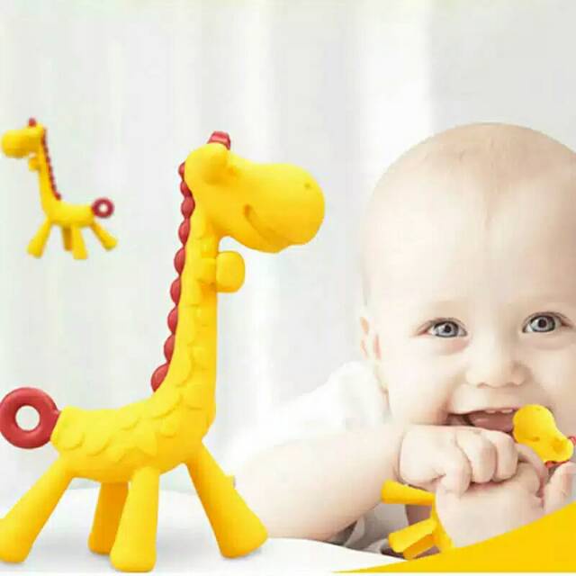 ❤️ 𝐃𝐤𝐢𝐝𝐬 ❤️ AB002 Teether / Teether Jerapah / Teether Giraffe / Gigitan Jerapah