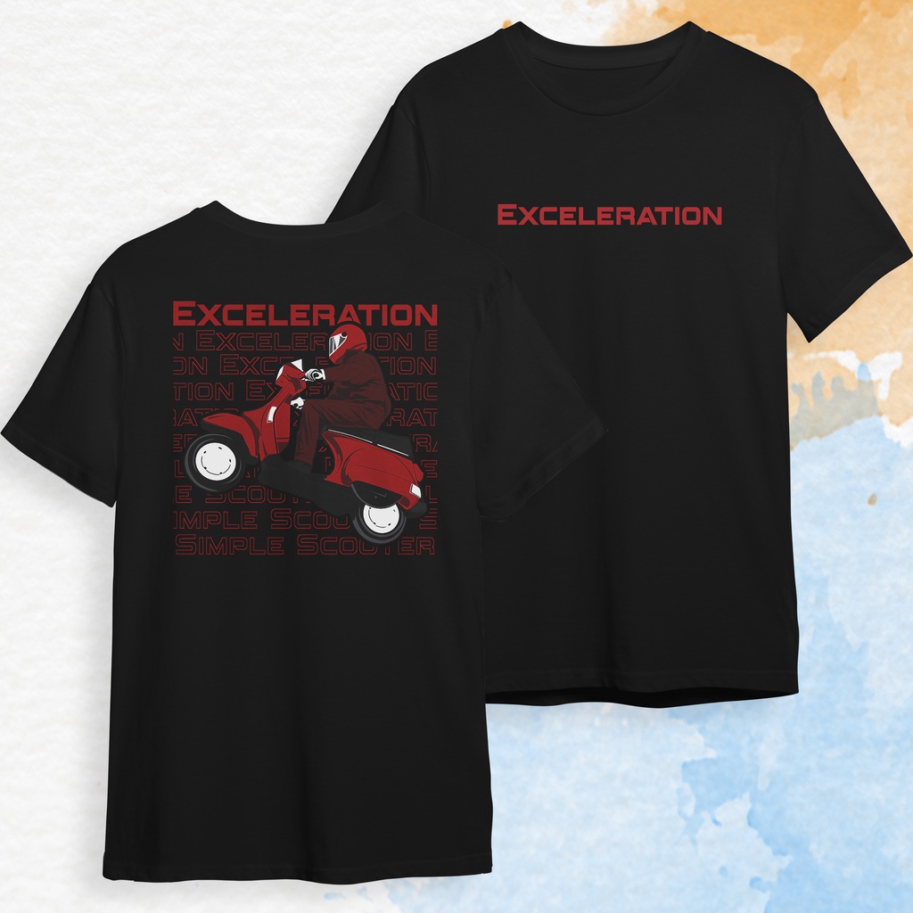 Kaos Vespa Excel / Kaos Vespa Exceleration
