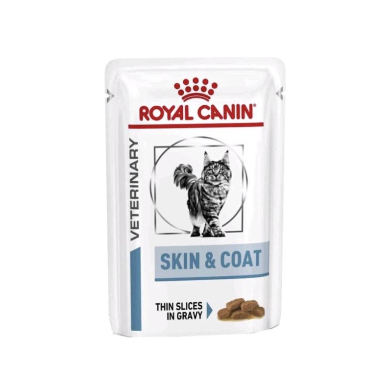 ROYAL CANIN VET SKIN AND COAT CAT 85GR KHUSUS MENGOBATI MASALAH KULIT DAN BULU