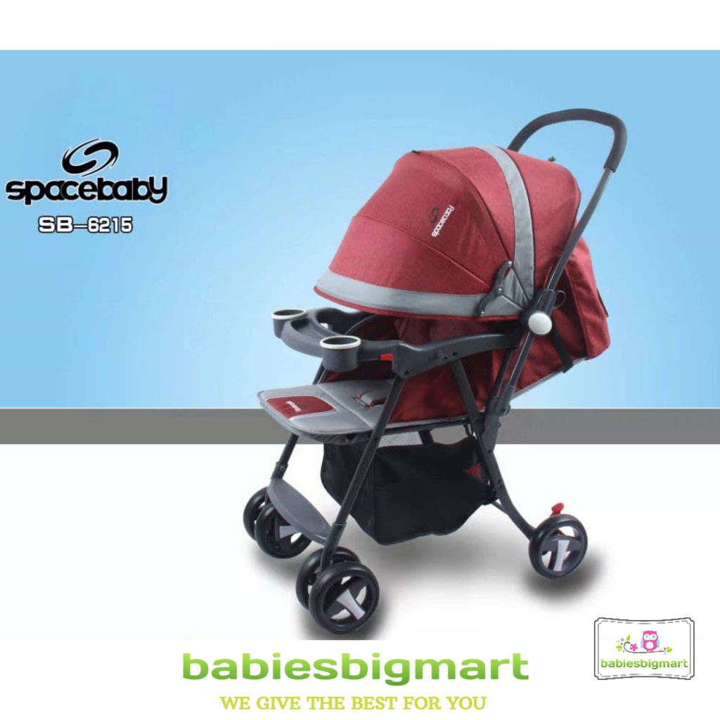 SPACE BABY STROLLER SB 6215 KERETA DORONG BAYI HADAP DEPAN BELAKANG SPACEBABY