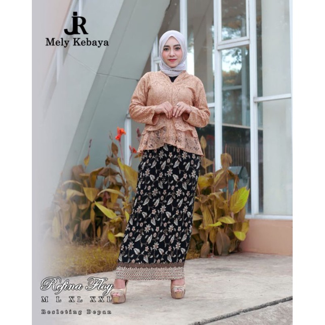 IndahKebaya | SET KEBAYA LASERCUT PEPLUM / KEBAYA BROKAT MODERN / KUTUBARU WISUDA / KARTINI BUSUI