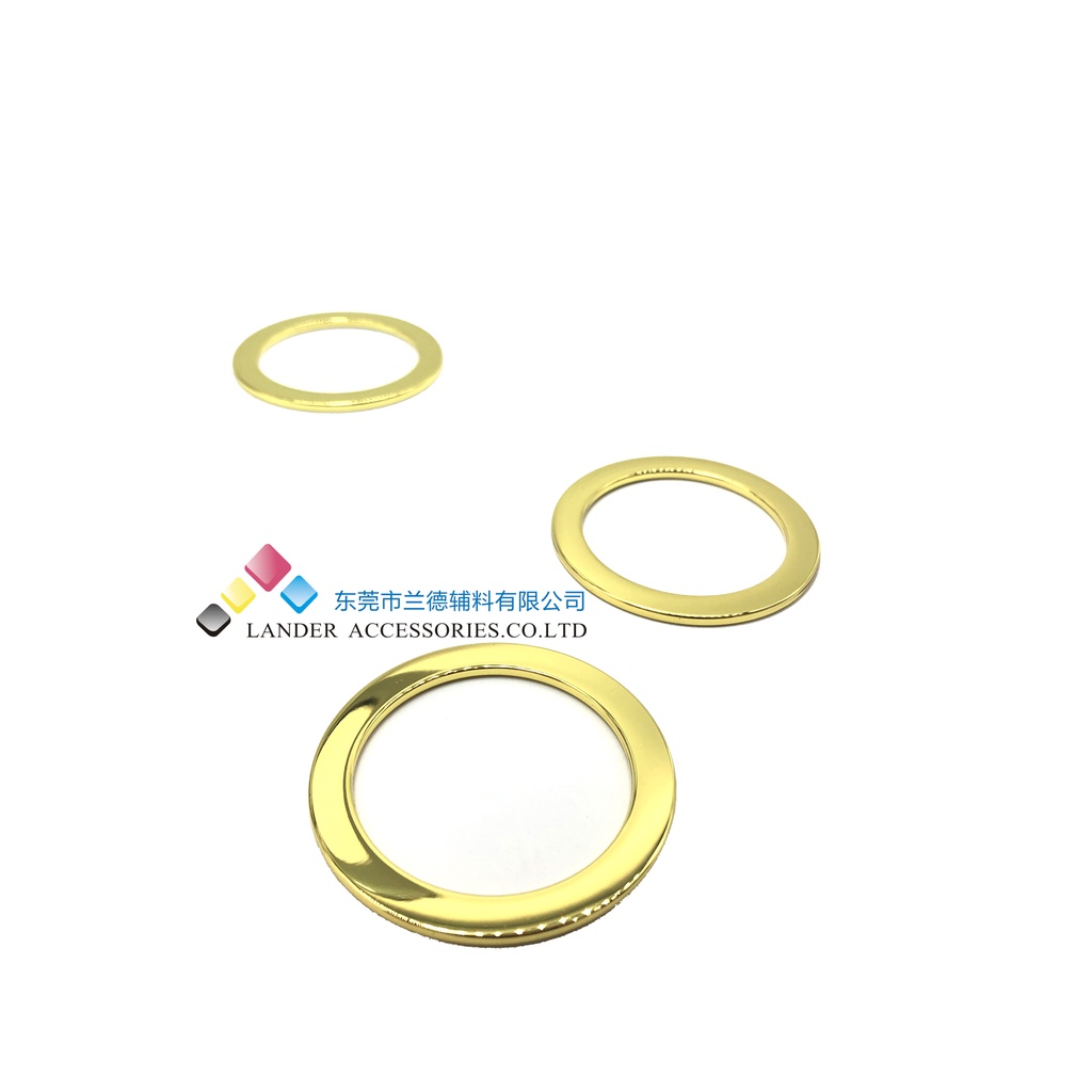 Lander Ring O - Ring Bulat - Metal - Aksesories tas - 40mm - FX2464