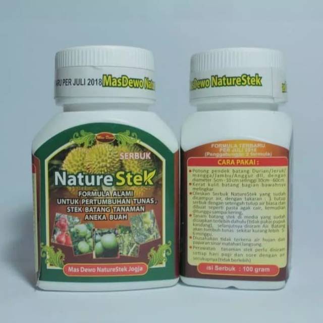 Nature stek 110gr / pupuk perangsang akar / hormon pemacu akar / obat stek tanaman / pupuk okulasi dan tanaman buah