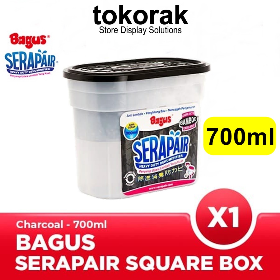 BAGUS SERAPAIR 700 ML CHARCOAL SERAP AIR ANTI LEMBAB PENGHILANG BAU JAMUR