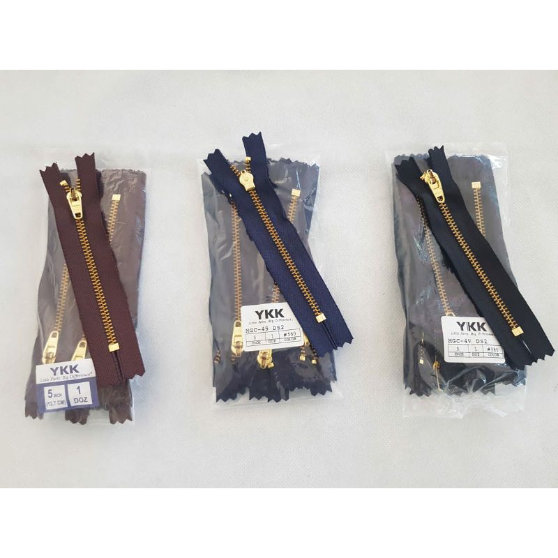 Resleting Besi Untuk Celana Jeans/Levis YKK ORI 5 inch (12,5 cm) dan 6 inch (15 cm) Termurah