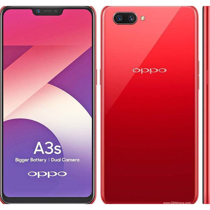 TERBARU OPPO A3S RAM 3GB INTERNAL 32GB GARANSI RESMI OPPO 1 TAHUN - MERAH GARANSI