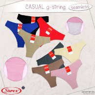 CELANA DALAM WANITA SOREX G STRING SEAMLESS GST BA 106 MURAH BERKUALITAS