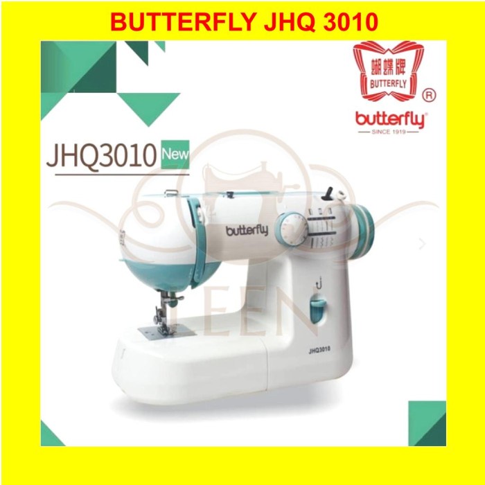 Mesin Jahit BUTTERFLY JHQ 3010 Portable Multifungsi JHQ3010 LEEN