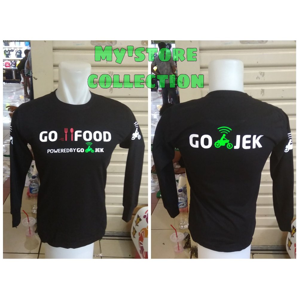 Langsung Order KAOS LENGAN PANJANG POWERED BY GOJEK