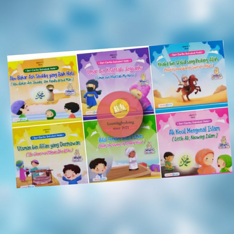PAKET BUKU ANAK SERI SAHABAT NABI ISI 6 LINGKAR MEDIA