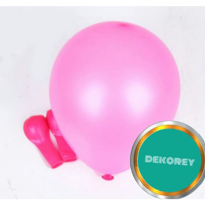 balon pink metalik dekorasi ulang tahun anak