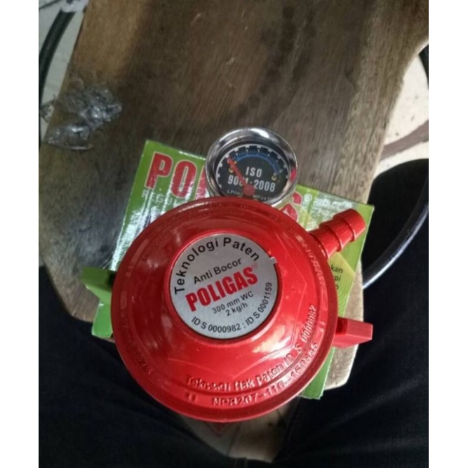 regulator gas double lock poligas