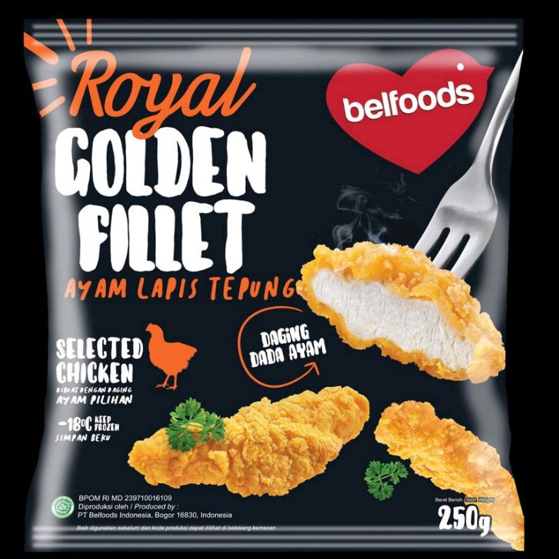 

Royal Golden Fillet Belfoods 250gr