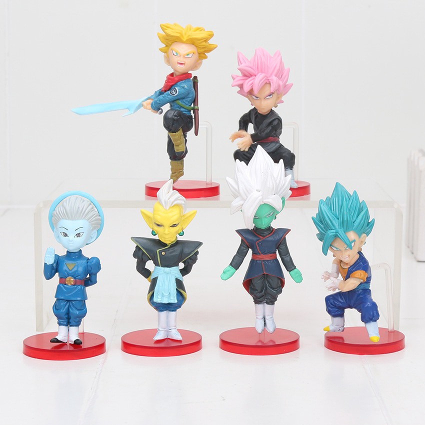 6pcs Set Dragon Ball Z Super Saiyan Son Goku Goten Vegeta Wfc - soon dragon ball universe roblox