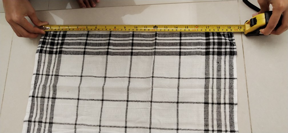 [set 3 Pcs] Serbet / Lap Kain Dapur Meja Kotak Yuliana 50 X 50 Cm