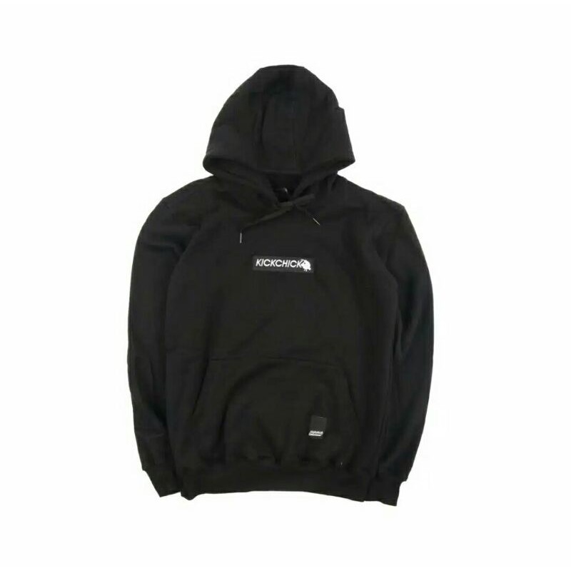 SWEATER HOODIE KICKCHICK ( BLACK BOX 025)