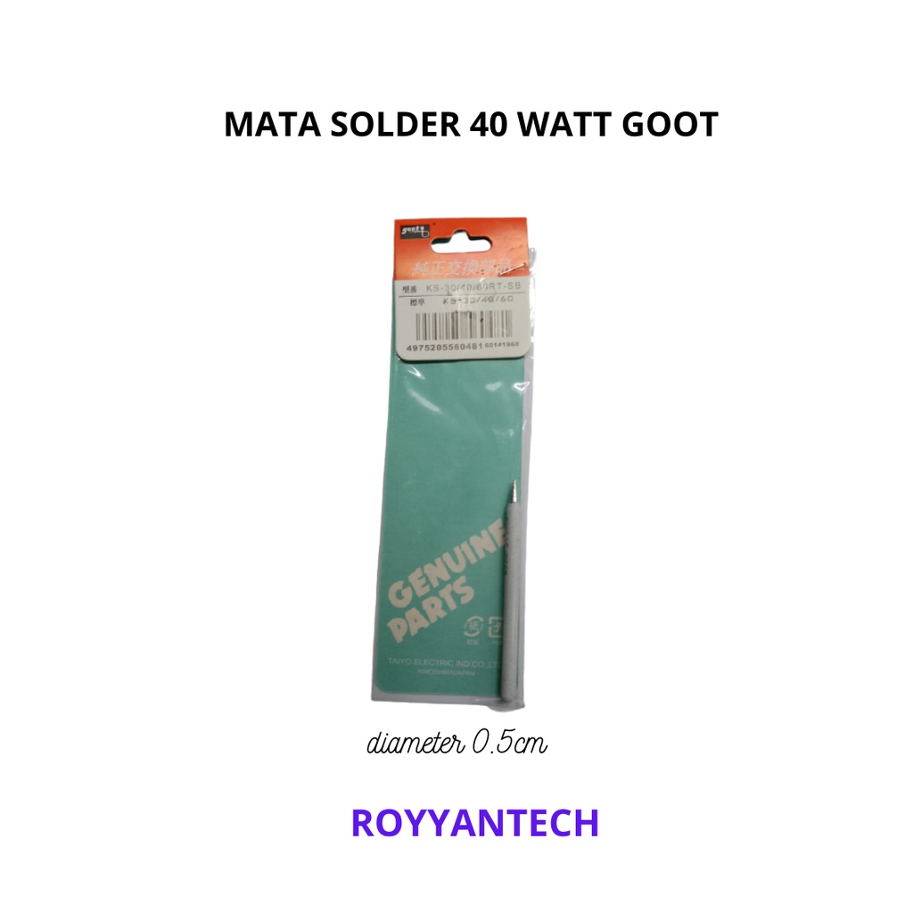 MATA SOLDER 40W GOOT MATA SOLDER 40 WATT UKURAN BESAR GOOT