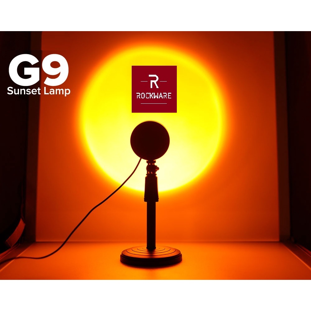 ROCKWARE G9 Sunset - LED Atmosphere Light - Lampu Proyeksi Suasana