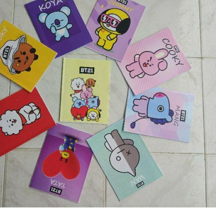 

ㅨ BUKU TULIS BTS BT21 isi 38 merk SIDU ぇ