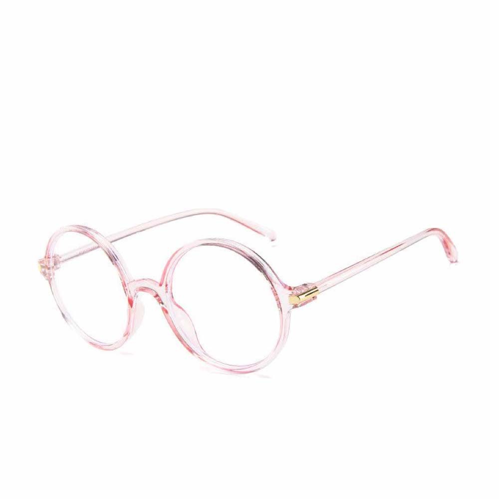 Kacamata Anti Radiasi [ Pink ] Bulat (Design Korea) Pria dan Wanita - HM487