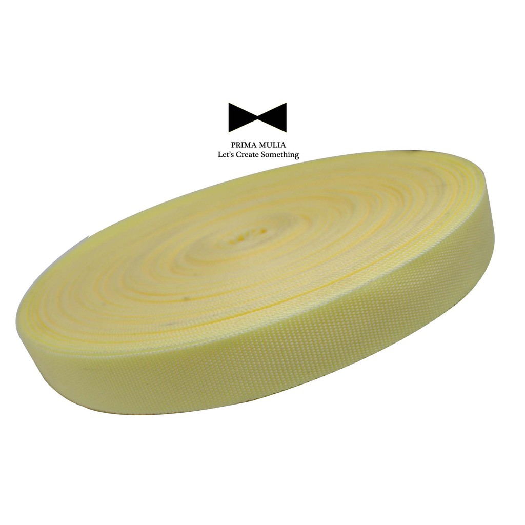 

TALI WEBBING BISBAN/ PELIPIT UKURAN 2.0 CM KUNING GADING PCR 20 CRM