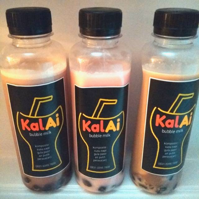 Cara Pembuatan Susu Boba Bakoel Botol