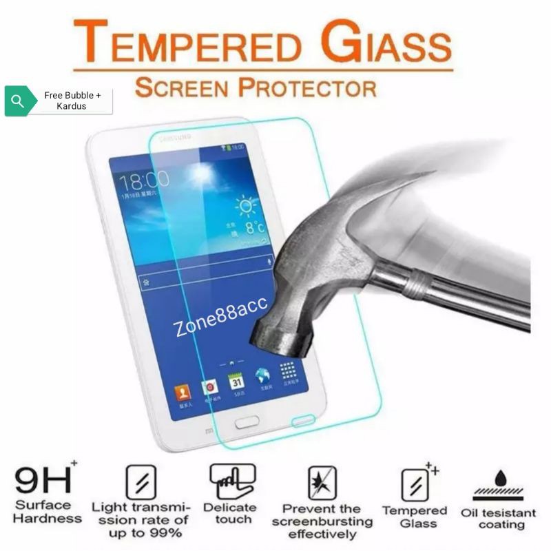 Antigores SAMSUNG Tab 4 7&quot; T230 T231 T235 TEMPERED GLASS Bening Screen Guard protector TG