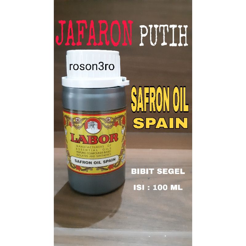 MINYAK JAFARON PUTIH BIBIT PARFUM SAFRON OIL SPAIN LABOR/ ZAFARON PUTIH