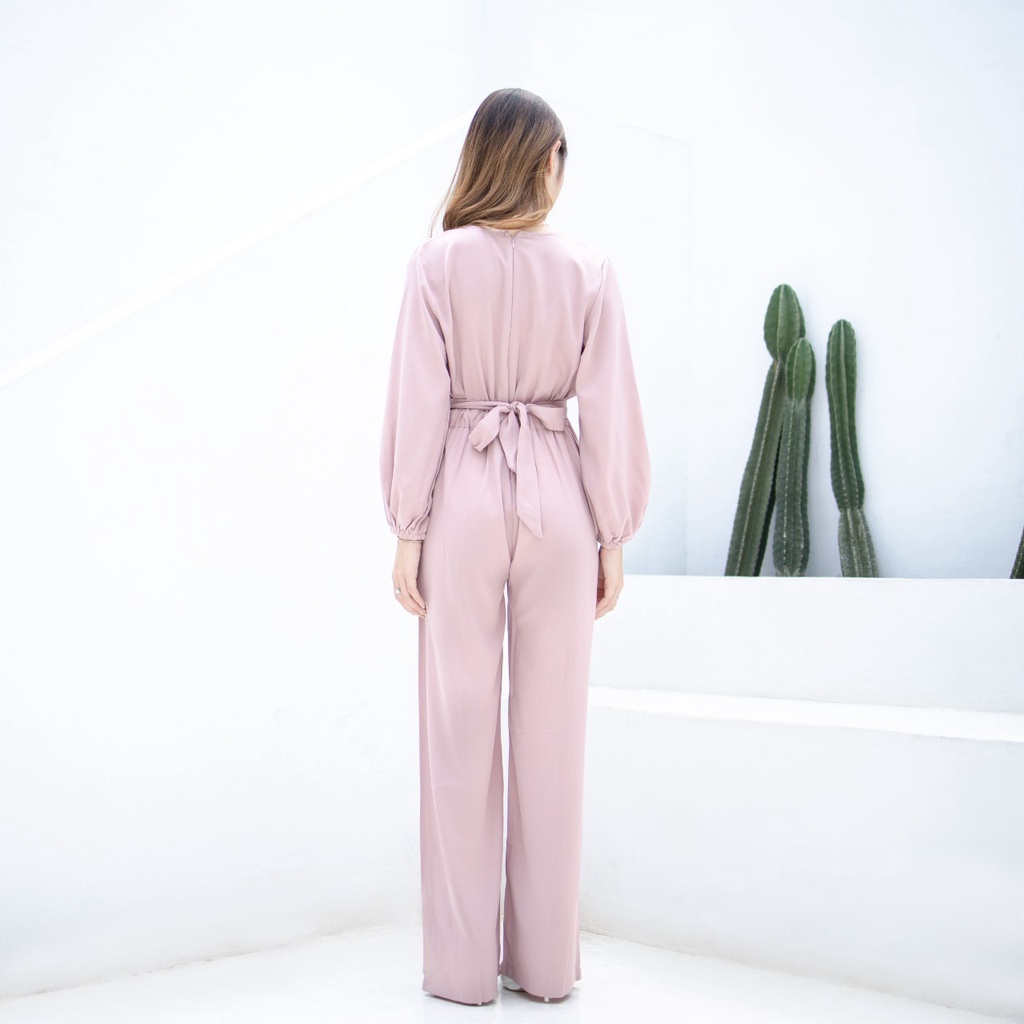 V1064 Maya Jumpsuit - 18 Warna &amp; 2 Size / Jumpsuit Panjang