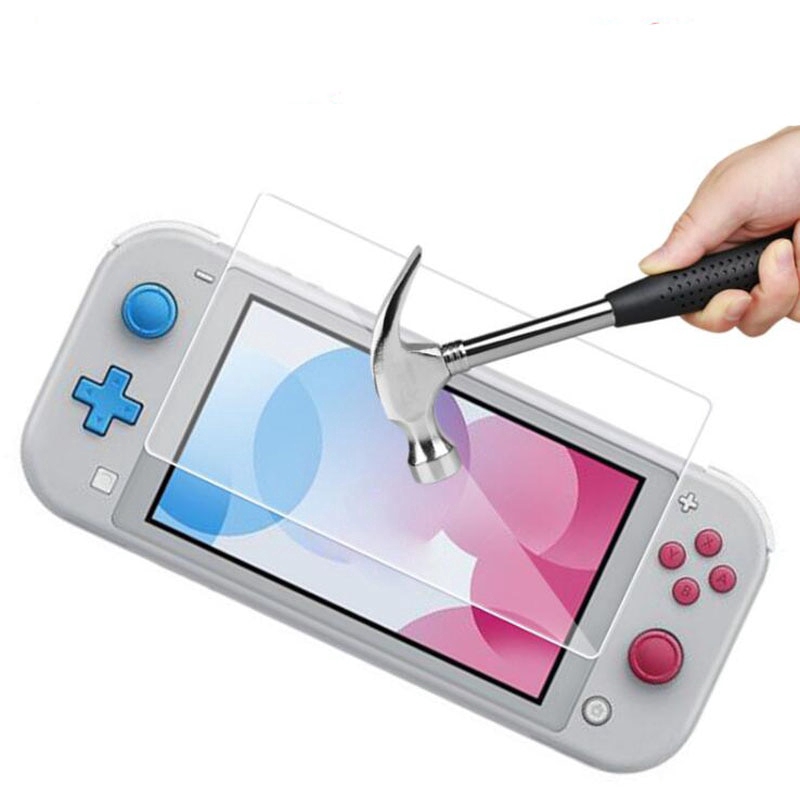 2pcs Pelindung Layar Tempered Glass Transparan Untuk Konsol Nintendo Switch Lite NS Mini