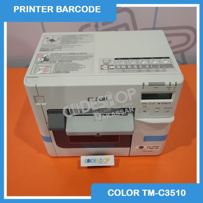 Printer Epson Inkjet Label Barcode Color TM-C3510