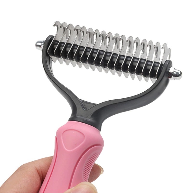 PAWING Sisir Rambut Binatang Peliharaan Hair Removal Comb Pet Grooming Tool - AES0124