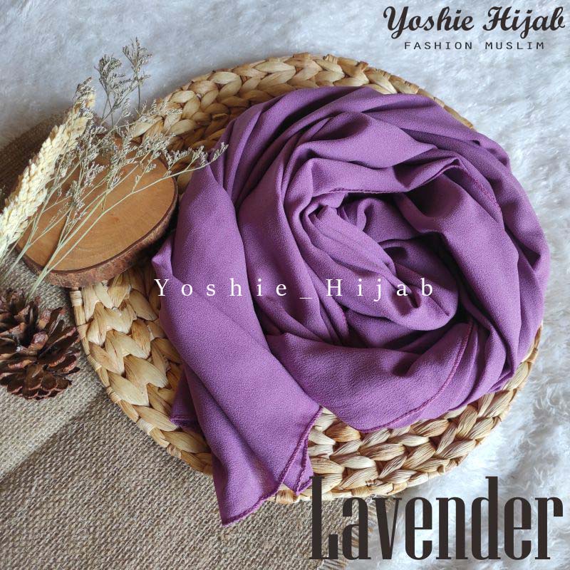 Kerudung instan Jilbab Bergo Maryam Simpel Jumbo XL Diamond-Lavender