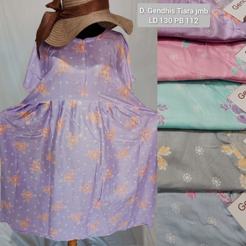 daster gendis jumbo XXXL busui, hamil LD 130 PB 110 saku kanan, rayon adem-3