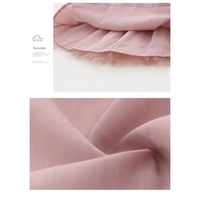 [PRINCESS KESLI] 0-5tahun Gaun anak perempuan &quot;Pakaian bayi perempuan&quot; gaun putri berusia 1 tahun rok kasa berbulu/baju bayi perempuan import