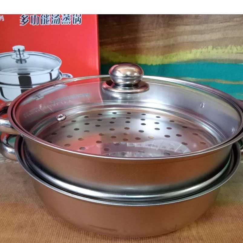 STEAMER KUKUSAN 2 TINGKAT/PANCI KUKUS SUSUN 2/PANCI KUKUS/PANCI