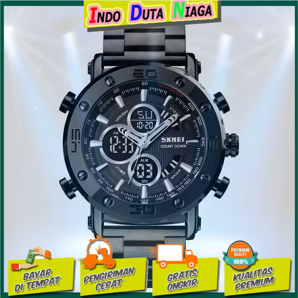 IDN - SKMEI Jam Tangan Digital Analog Pria - 1636