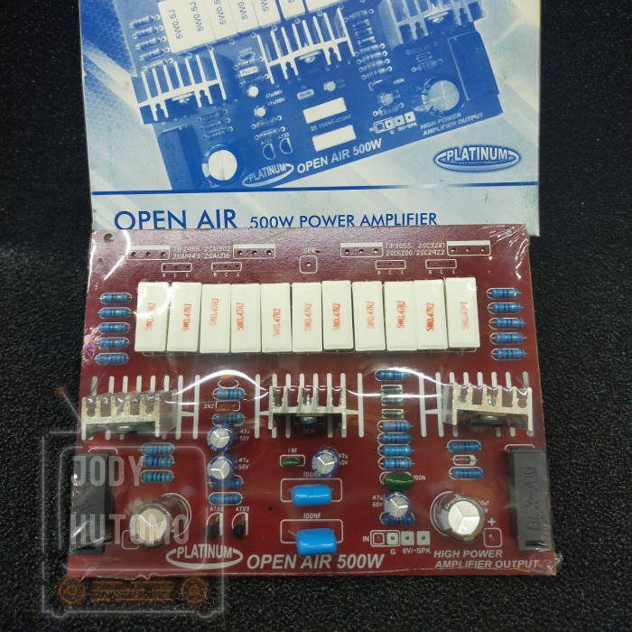 Driver Kit Power Amplifier Mono OPEN AIR 500 WATT PLATINUM Power Mono