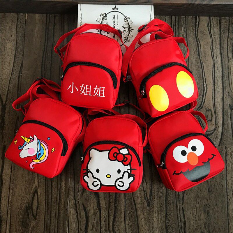 TAS SELEMPANG ANAK-TAS LUCU MARVEL-BATMAN-SPIDERMAN-HELLO KITTY