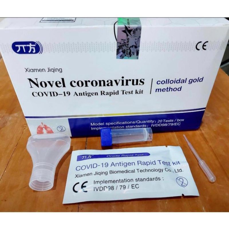 Saliva Antigen Swab Air Liur Ori