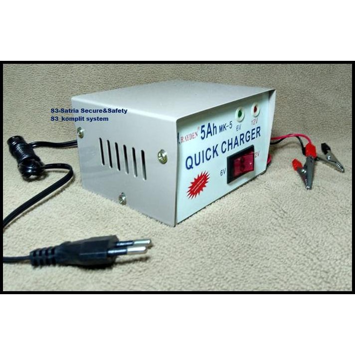 Best Seller Charger Aki Mobil Anak / Cas Mobil Aki Anak / Cas Aki 6V  12V